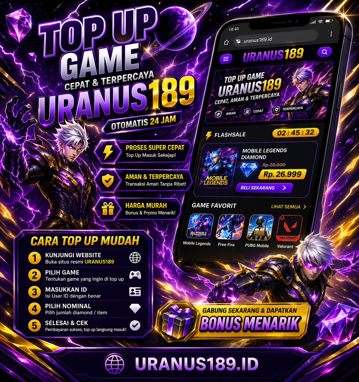 URANUS189: Situs Game 10K Terbaru dengan Bonus Menarik Besar